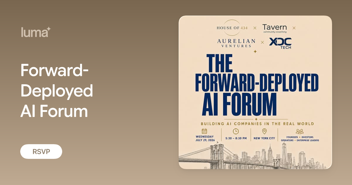 Forward-Deployed AI Forum
