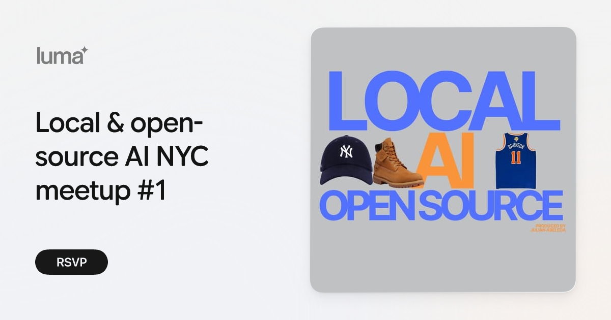 Local & open-source AI NYC meetup #1