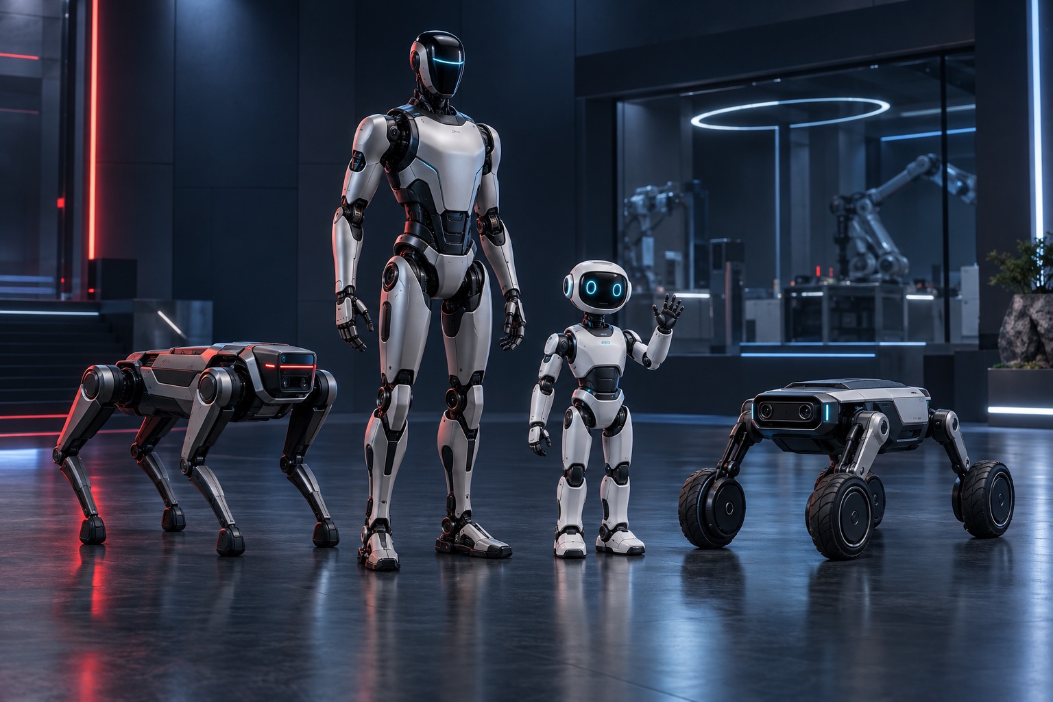 Faraday Future releases nine EAI robots and four sets of industry solutions