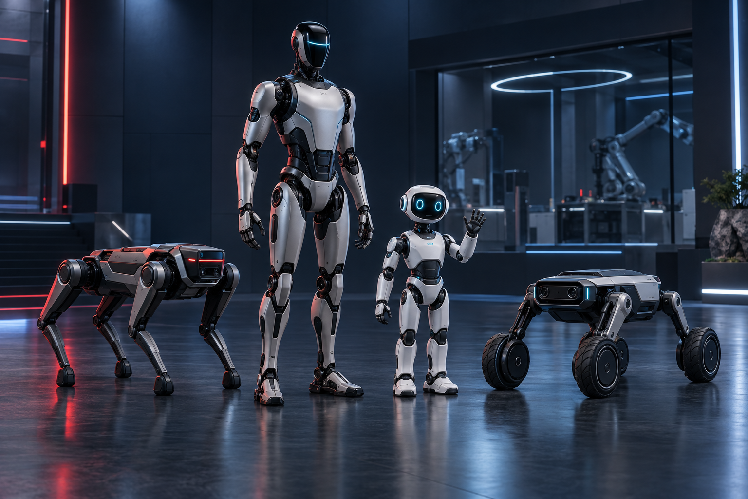 Faraday Future releases nine EAI robots and four sets of industry solutions